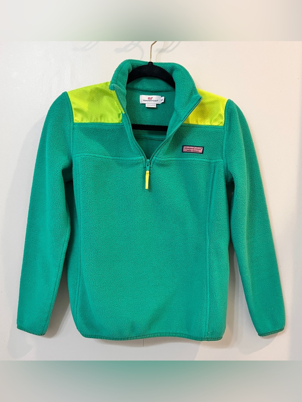 Vineyard Vines Green Fleece Sweatshirt XXS